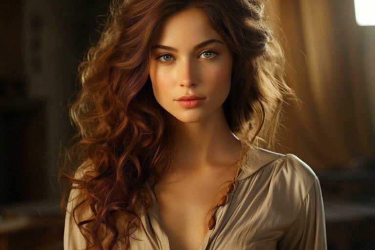 The natural elegance of a beautiful escort